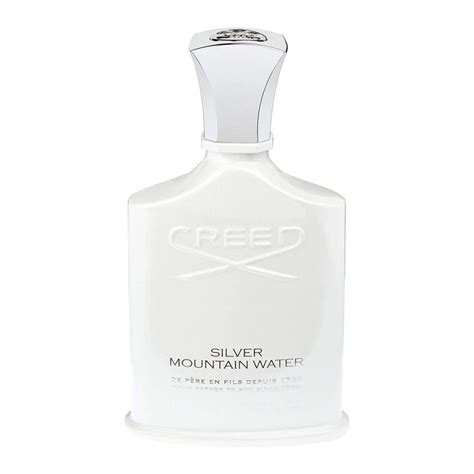 Silver Mountain Water Creed for women and men.